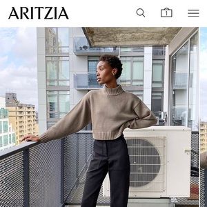 aritzia 🤎 wilfred free heinan sweater